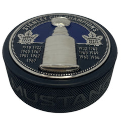 Toronto Maple Leafs Puck | Ultra 3D Stanley Cup Medallion