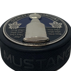 Toronto Maple Leafs Puck | Ultra 3D Stanley Cup Medallion