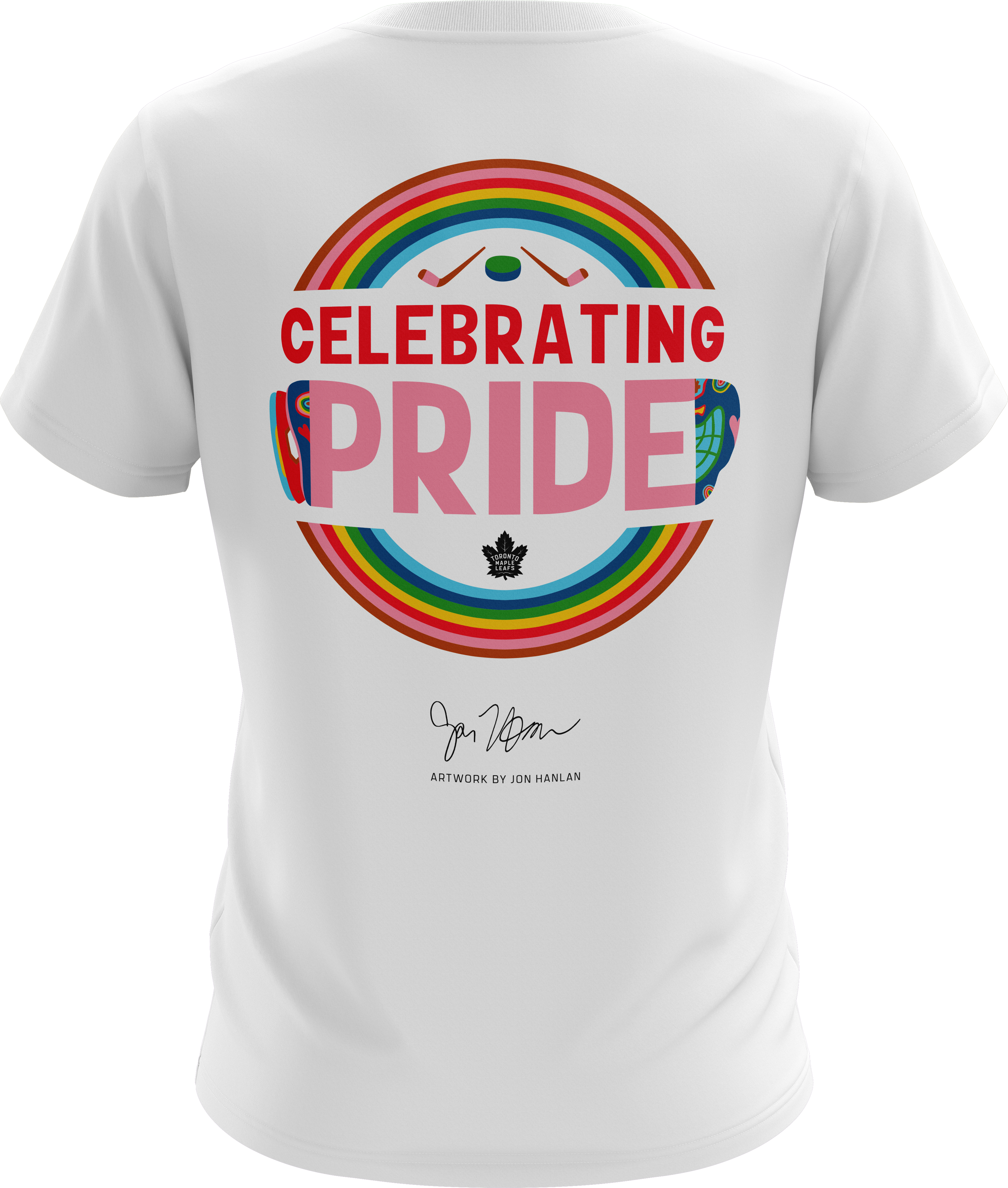 Maple Leafs Mitchell & Ness 2023 Celebrating Pride Tailored Fit Tee