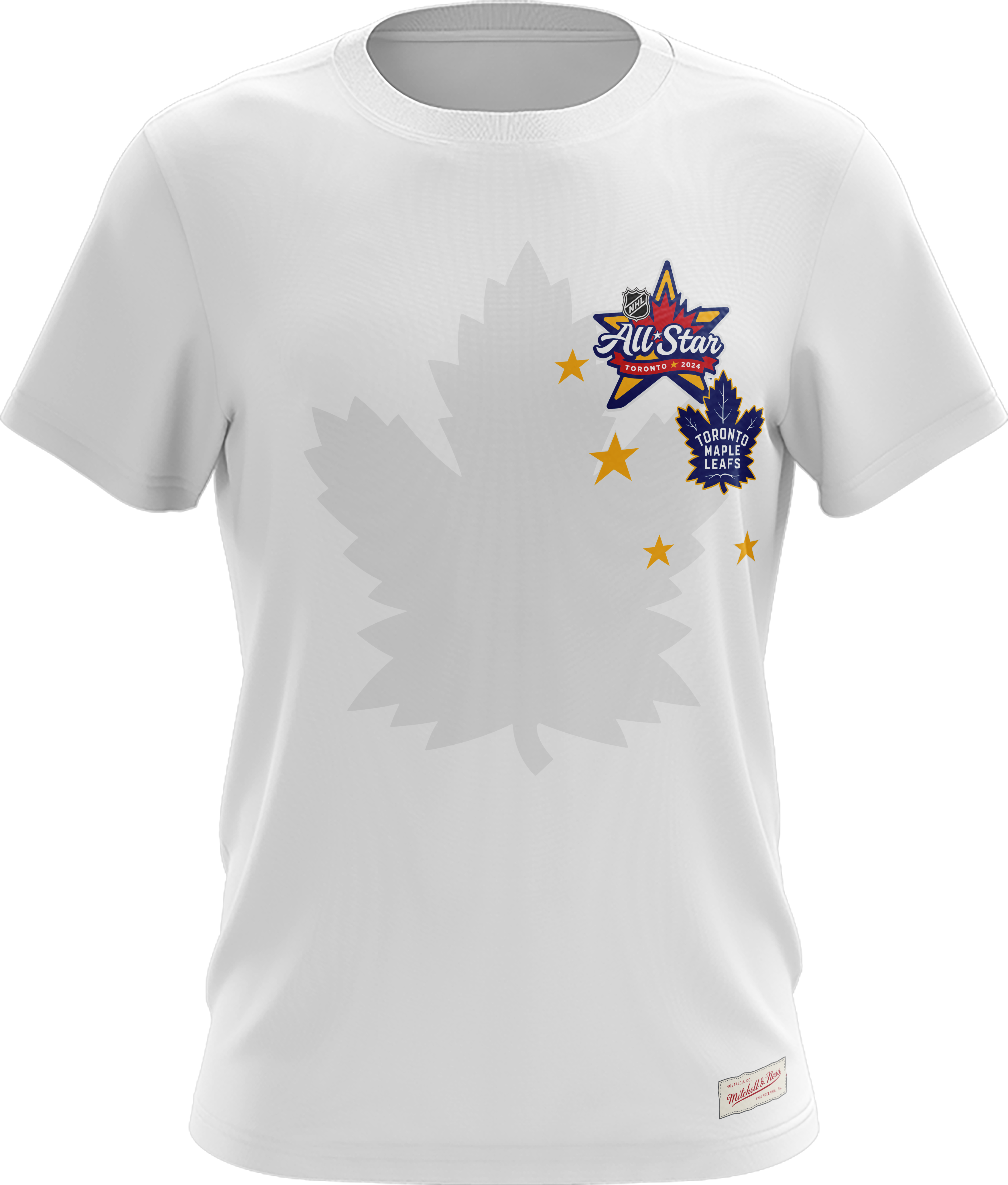 2024 NHL All Star Mitchell Ness Men s Star Footprint Tee