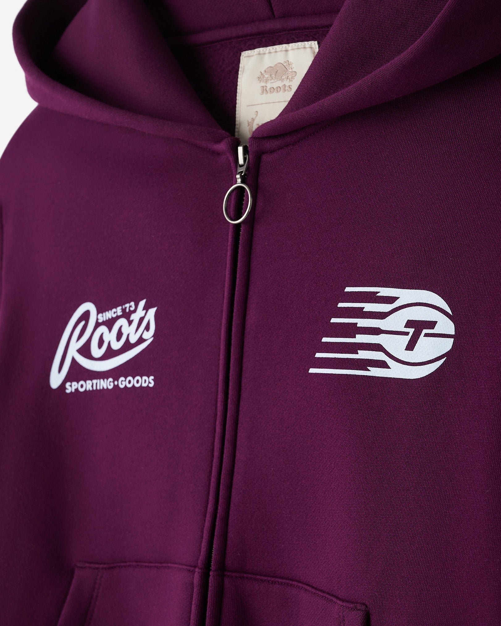 Toronto Tempo Full Zip Hoody - BORDEAUX