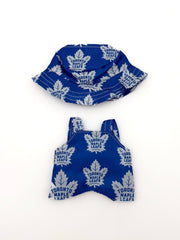 Keychain Doll Overall & Bucket Hat Set