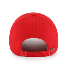 Raptors 47 Brand Global Logo Clean Up Slouch Adjustable Hat - RED