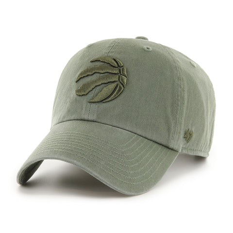 Raptors 47 Brand Part Logo Clean Up Slouch Adjustable Hat - GREEN