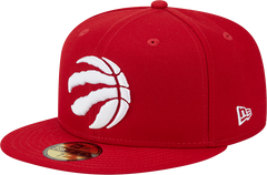 Raptors Men's 59FIFTY Part Logo Fitted Hat - RED