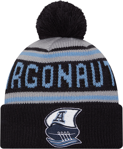 Youth Boat Logo Cuffed Pom Toque