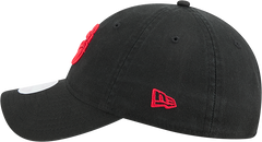 Women's 9TWENTY Part Logo Slouch Hat - BLACK