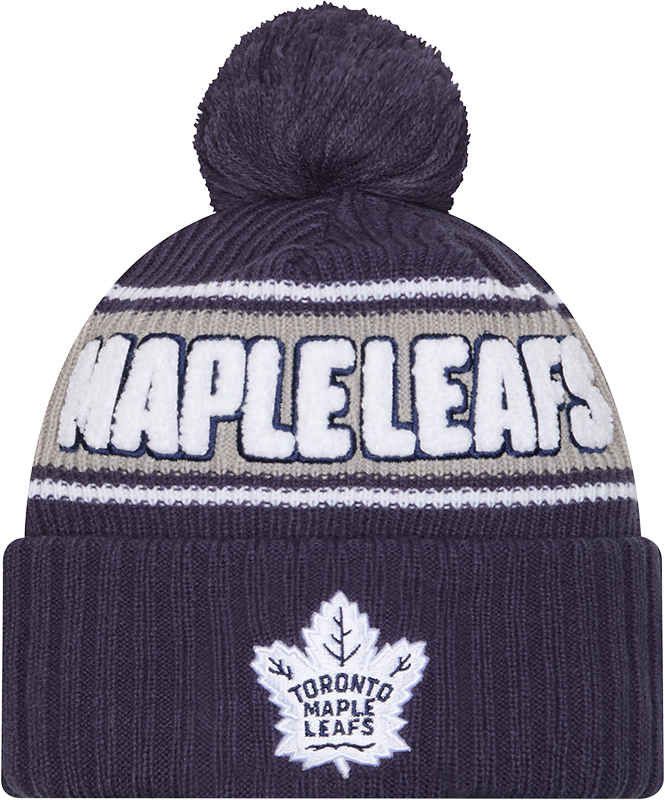Bold Wordmark Logo Cuffed Pom Toque
