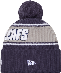 Bold Wordmark Logo Cuffed Pom Toque