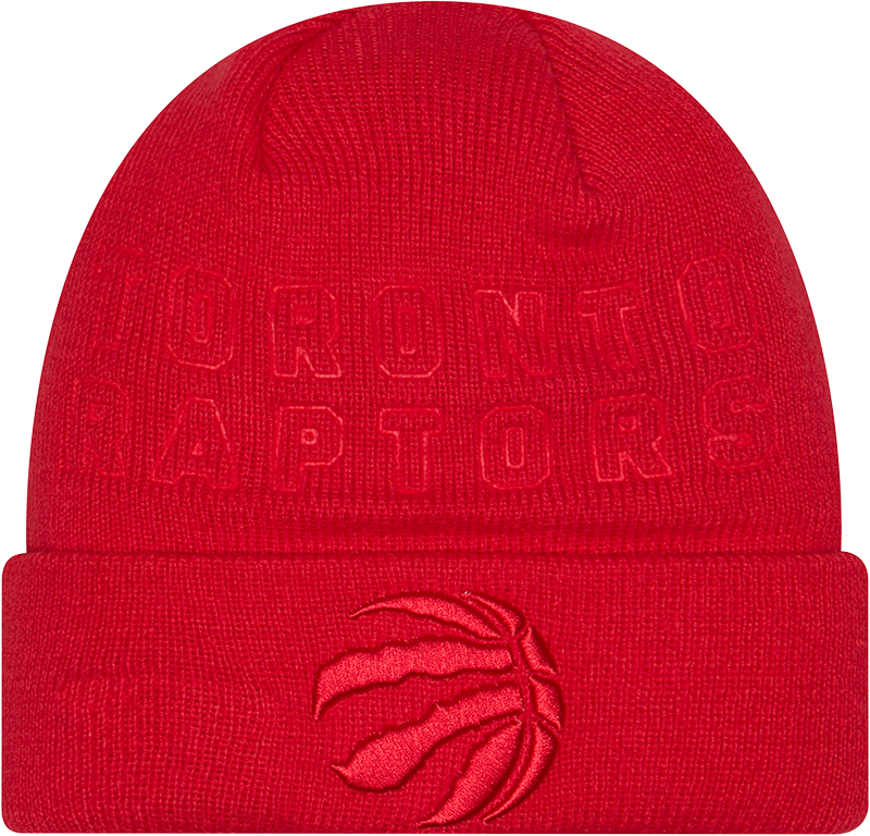 Tonal Logo Cuffed Toque - RED