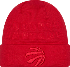 Tonal Logo Cuffed Toque - RED