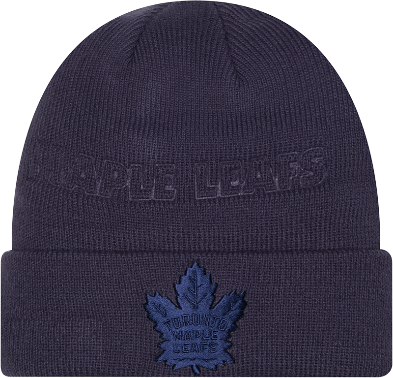 Tonal Logo Cuffed Toque - BLUE