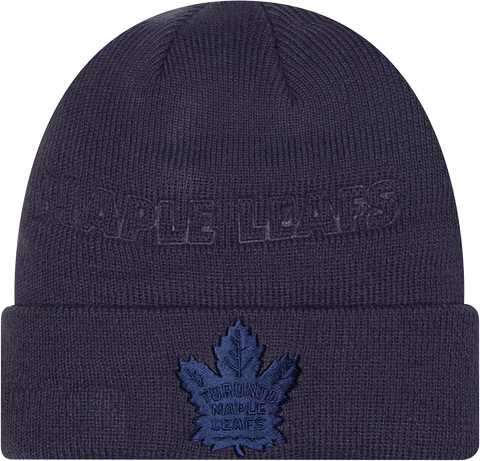 Tonal Logo Cuffed Toque - BLUE