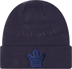 Tonal Logo Cuffed Toque - BLUE