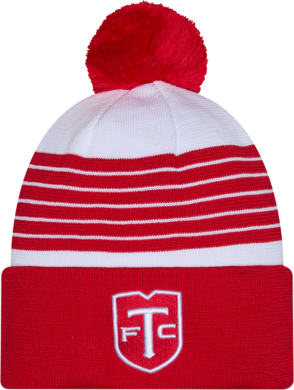 Youth 2026 Jersey Hook 2Tone Cuffed Pom Toque