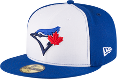 Blue Jays New Era Men's 59FIFTY 2Tone Fitted Hat with 50th Patch