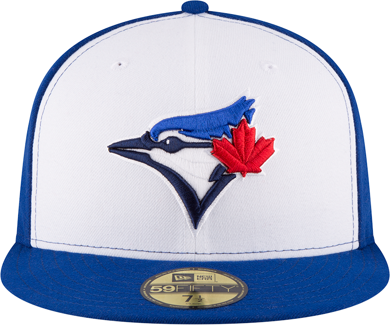 Blue Jays New Era Men's 59FIFTY 2Tone Fitted Hat with 50th Patch