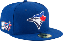 Blue Jays New Era Men's 59FIFTY Fitted Hat with 50th Patch
