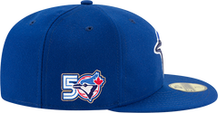 Blue Jays New Era Men's 59FIFTY Fitted Hat with 50th Patch