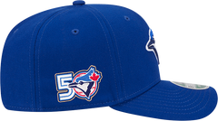 Blue Jays New Era Men's 9SEVENTY Adjustable Hat with 50th Patch