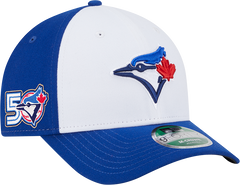 Blue Jays New Era Men's 9FORTY 2Tone Adjustable Hat with 50th Patch