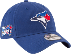 Blue Jays New Era Men's 9TWENTY Core Classic Adjustable Hat with 50th Patch