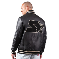 Dynasty Leather Varsity Jacket