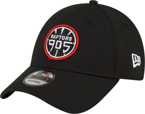 Raptors 905 New Era Youth 940 Adjustable Hat - BLACK