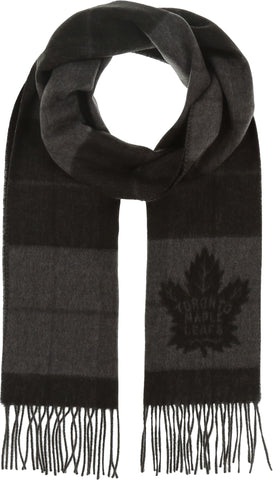 Logo Black Check Scarf