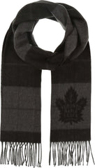 Logo Black Check Scarf