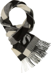 Logo White Buffalo Check Scarf