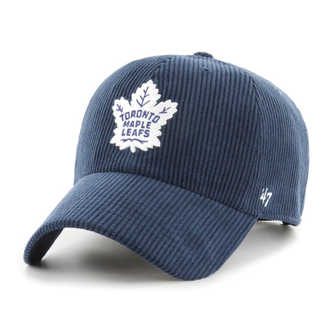 Maple Leafs Adult Corduroy Clean Up Slouch Hat - BLUE