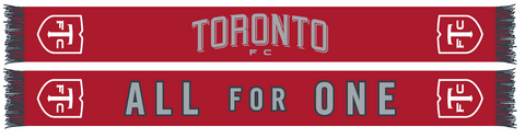 Toronto FC All For One FTC Shield Logo Scarf