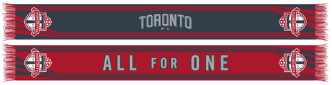 Toronto FC Streak Line Primary Logo Scarf