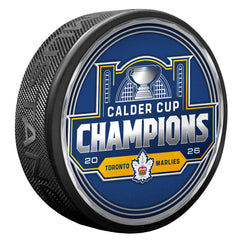 2026 Calder Cup Champs Medallion Puck
