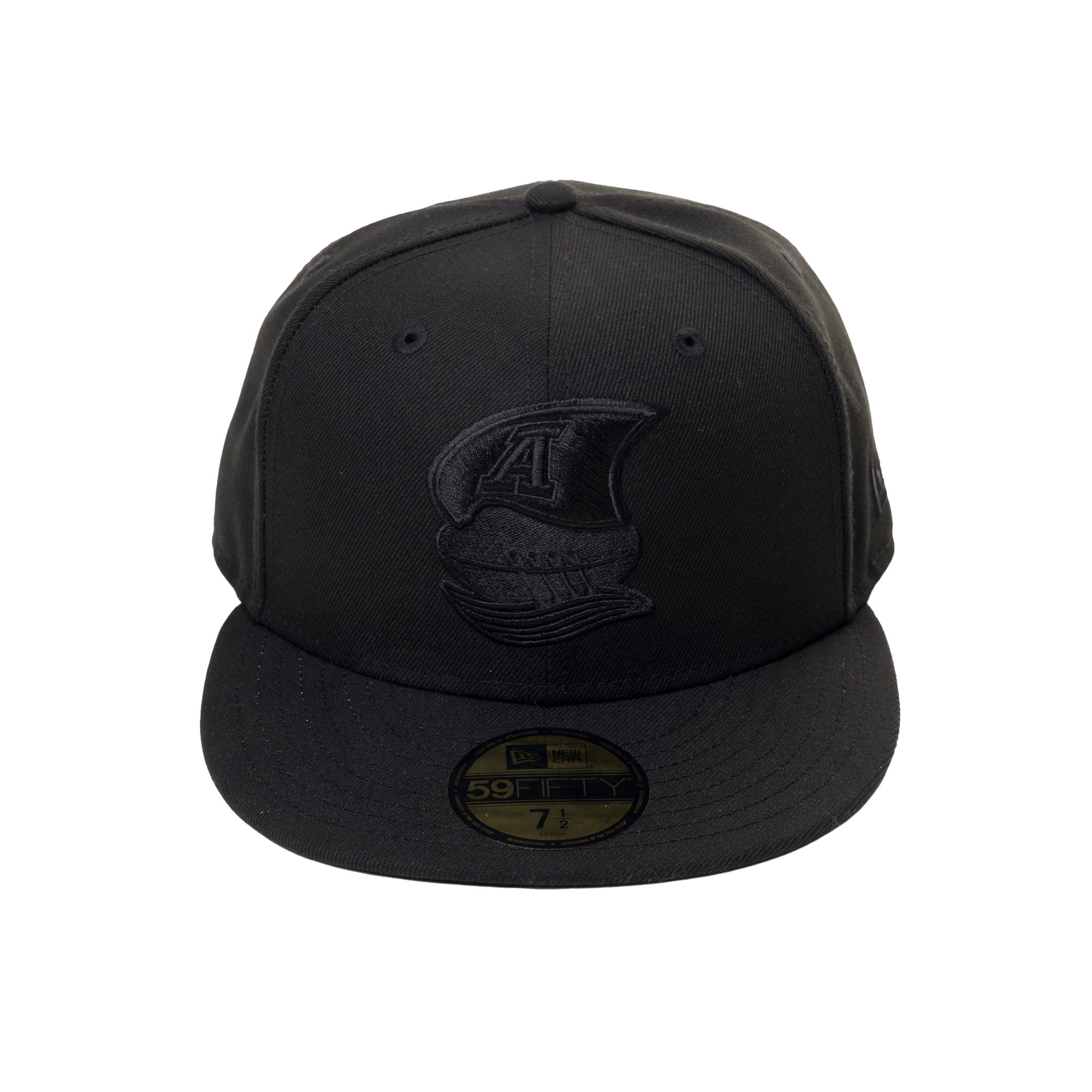 Boat Logo 59FIFTY Black Tonal Fitted Hat