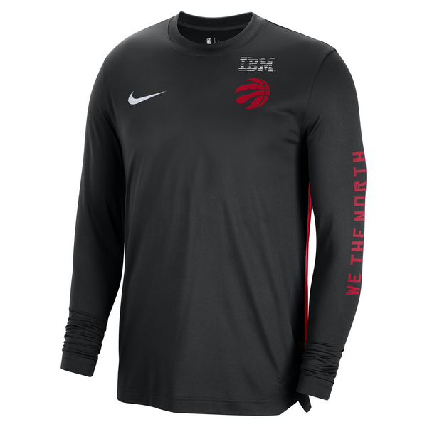 Raptors Nike 2023 Authentic Pre Game Long Sleeve