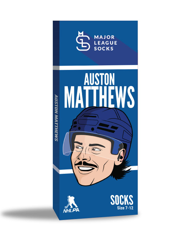 Maple Leafs Major League Socks Men's Matthews Moustache Socks – shop ...