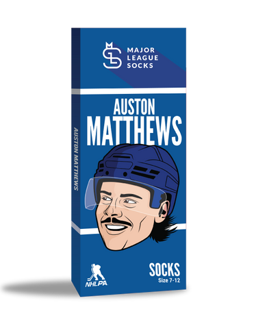 Maple Leafs Major League Socks Men's Matthews Moustache Socks