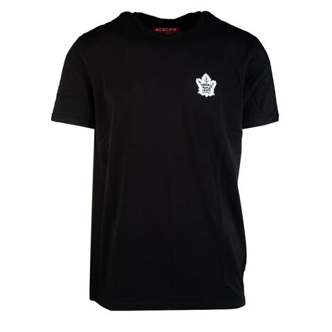 Maple Leafs CCM Men's Patch Logo Tee - BLACK