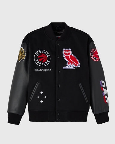 OVO X Raptors One Game Raglan Varsity Jacket