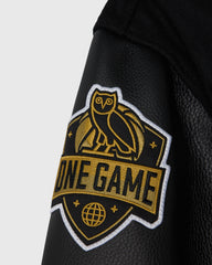 OVO X Raptors One Game Raglan Varsity Jacket