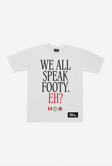 Canada Footy Tee - WHITE