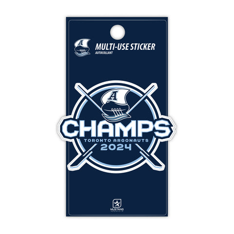 2024 Grey Cup Champs Decal