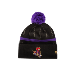 2024 City Dino Dunk Cuffed Pom Toque - BLACK