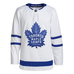 Maple Leafs Adidas Authentic Men's Primegreen Away Jersey - CUSTOM