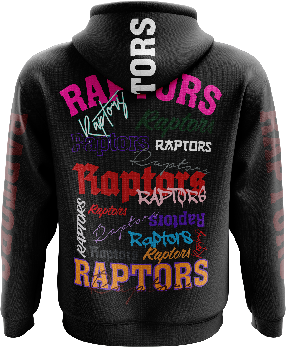 Mitchell and ness raptors top hoodie