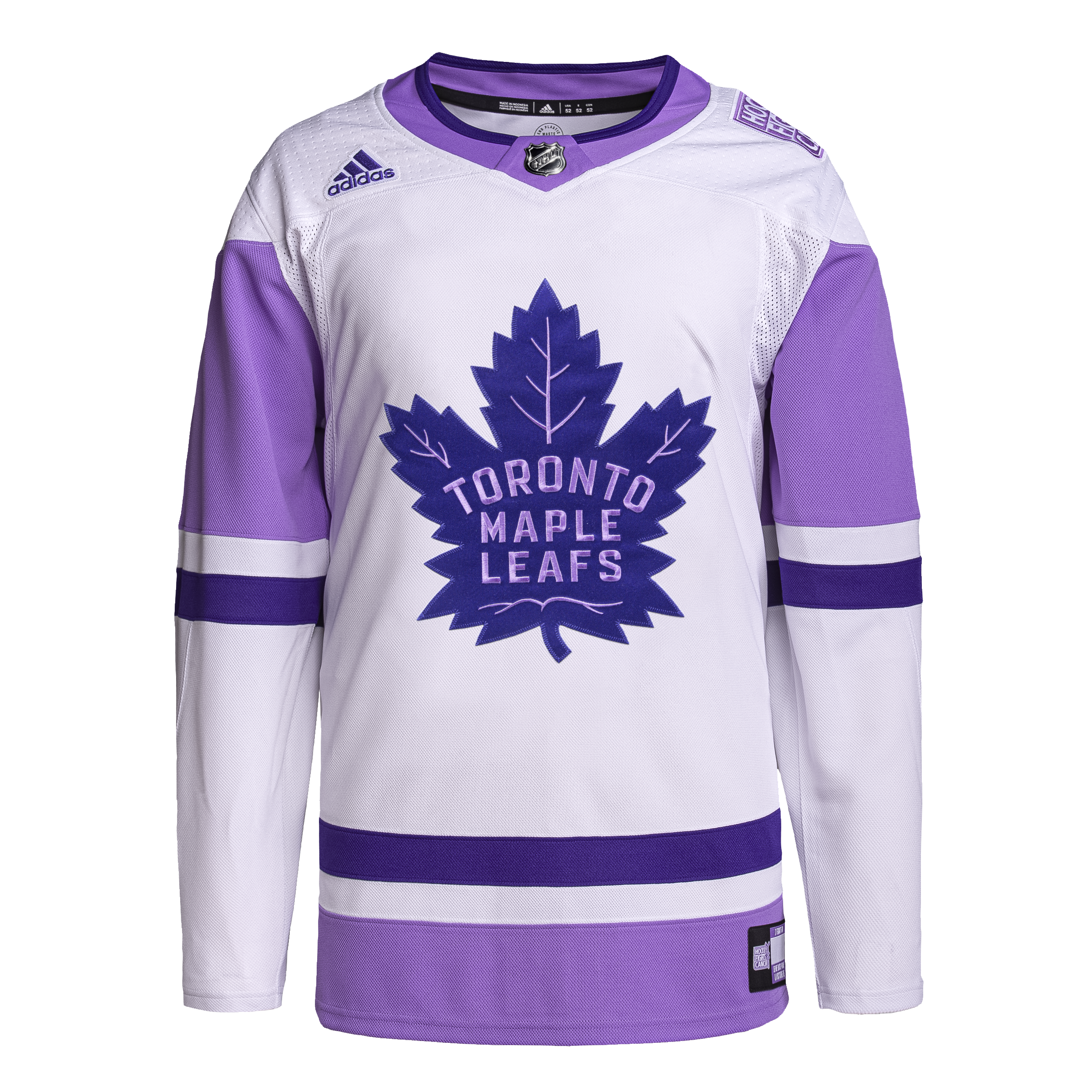 Maple Leafs Adidas Men's Hockey Fights Cancer Authentic Practice Jersey