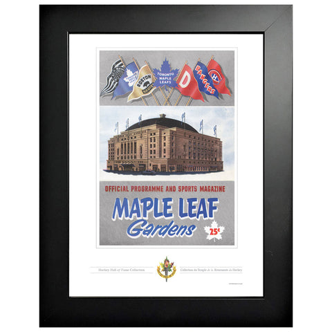 Toronto Maple Leafs Program Cover - Maple Leaf Gardens Banner Flags