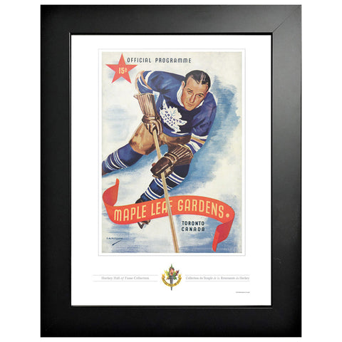 Toronto Maple Leafs Program Cover - Maple Leaf Gardens Red Ribbon